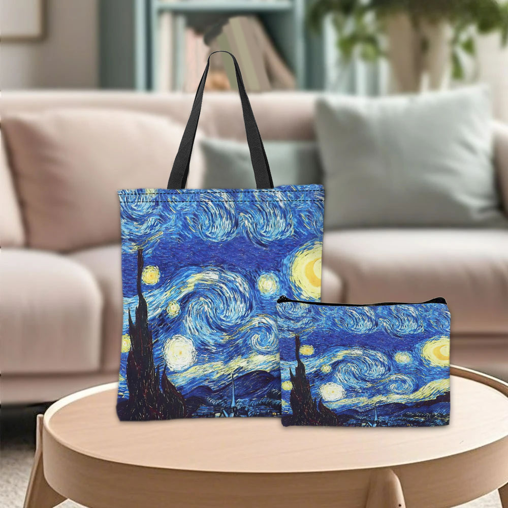 Photography By - Van Gogh série sac fourre-tout pochette