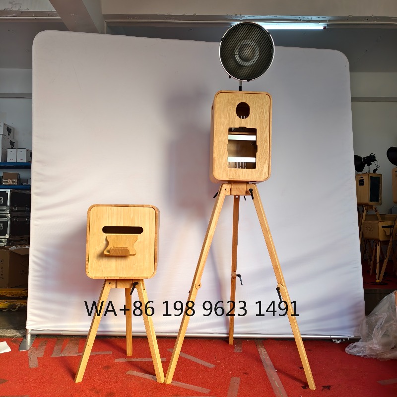 Photography Digital - Photomaton rétro en bois avec compatibilité