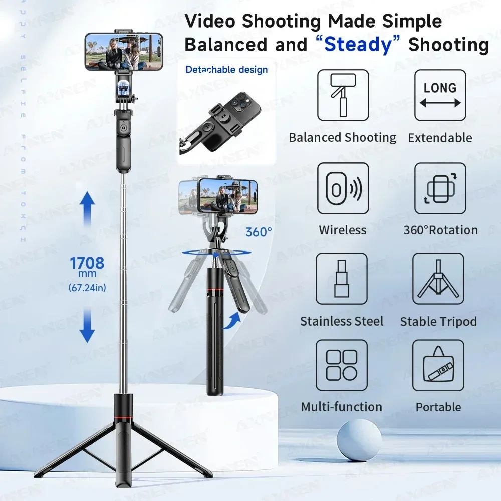 Trépied perche à selfie F16 av - Camera Tripod Carbon avis et prix