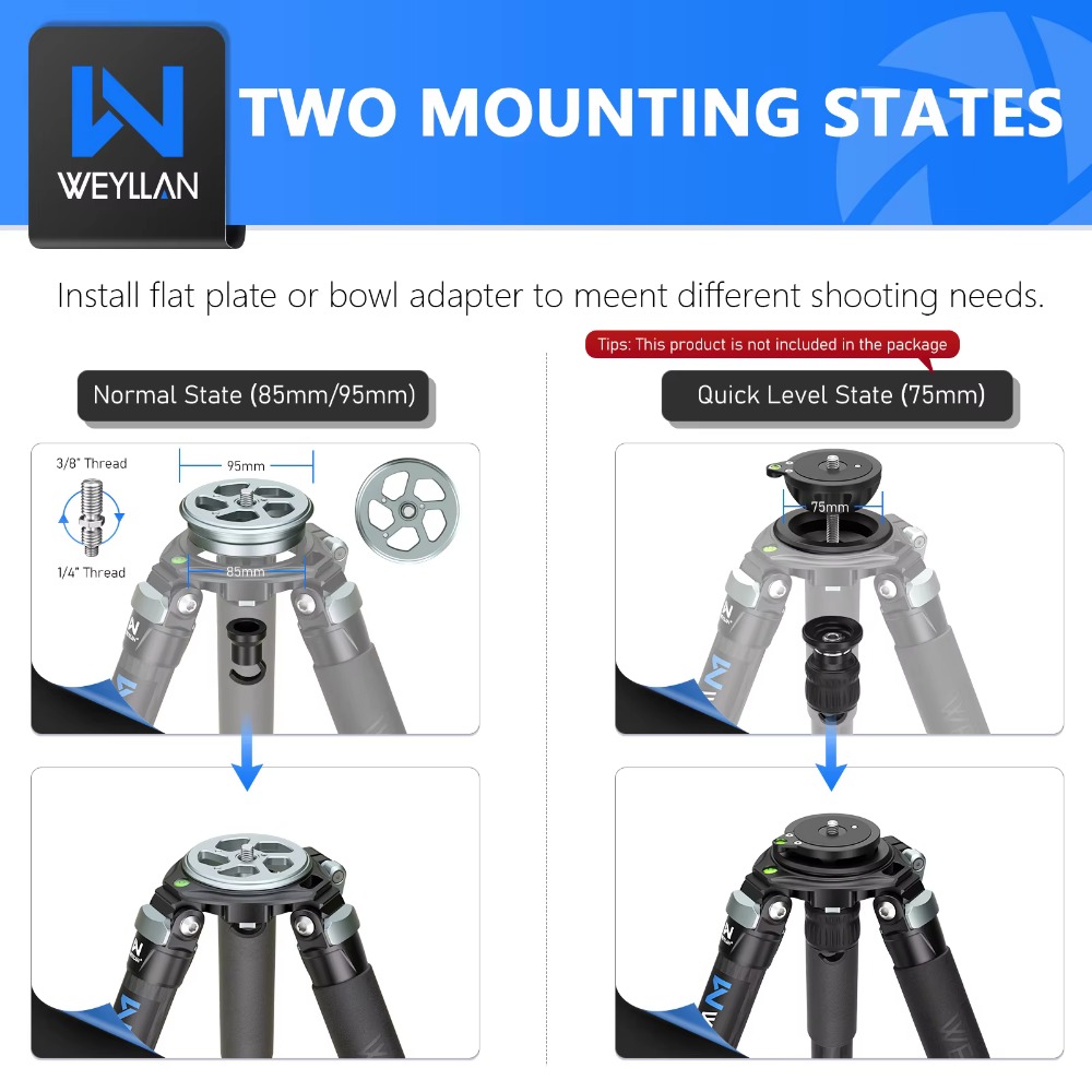 WEYLLAN LX9 trépied en Fiber d - Camera Tripod Carbon avis et prix