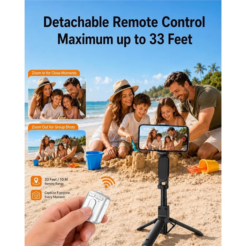 B04C - Perche à selfie magnéti - Camera Tripod Carbon avis et prix